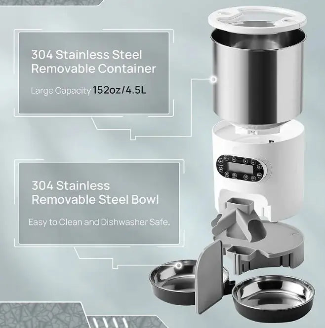 Double Meal Dispenser for Pets - FurTruth