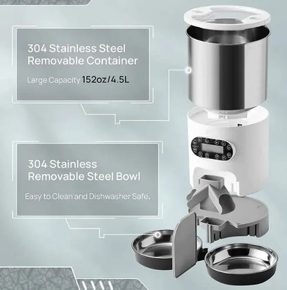 Double Meal Dispenser for Pets - FurTruth