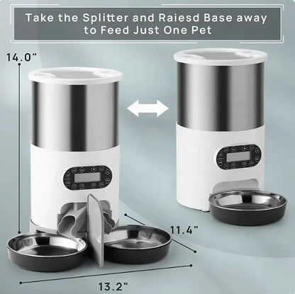 Double Meal Dispenser for Pets - FurTruth